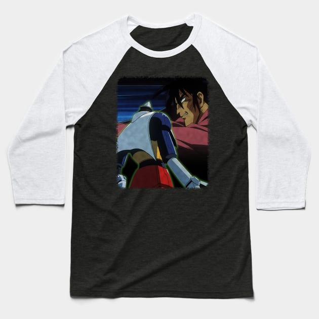 Go nagai collection - Getter 2 Baseball T-Shirt by Tenshi_no_Dogu